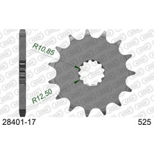 Afam Suzukı DL1000 V-Strom / Kawasakı ZX-10R Çelik Ön Dişli #525 28401-17