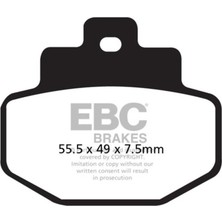 Ebc SFAC321 Vespa Gts 2500  , Gts 300 Carbon Arka Fren Balatası