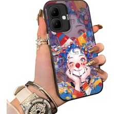 HONTINGA Infinix Smart 10 ile Uyumlu Kılıf Silikon Kenar Sert Arka Kamera Koruyucu Basitlik Anti Düşme Kamera Sevgili Çift Kılıf Kız Desen Couple Telefon Kılıfı K1-1773