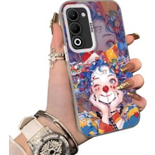 HONTINGA Oppo A5 5g ile Uyumlu Kılıf Silikon Kenar Sert Arka Kamera Koruyucu Basitlik Anti Düşme Kamera Sevgili Çift Kılıf Kız Desen Couple Telefon Kılıfı K1-1773