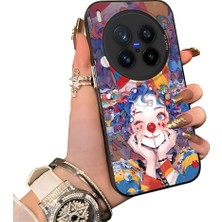 HONTINGA Vivo X300 Pro ile Uyumlu Kılıf Silikon Kenar Sert Arka Kamera Koruyucu Basitlik Anti Düşme Kamera Sevgili Çift Kılıf Kız Desen Couple Telefon Kılıfı K1-1773