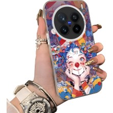 HONTINGA Vivo X200 Pro ile Uyumlu Kılıf Silikon Kenar Sert Arka Kamera Koruyucu Basitlik Anti Düşme Kamera Sevgili Çift Kılıf Kız Desen Couple Telefon Kılıfı K1-1773