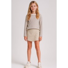 Esila Kids Kız Çocuk Gabardin Şort Etek – Günlük Rahat ve Şık Çocuk Şort Etek Modeli