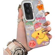 HONTINGA Vivo Y31 5g ile Uyumlu Kılıf Silikon Kenar Sert Arka Kamera Koruyucu Basitlik Anti Düşme Kamera Sevgili Çift Kılıf Yıldız Kılıf Desen Couple Telefon Kılıfı K1-1775