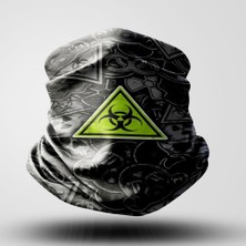 Belirtilmemiş Danger Motorcu Bandana Maske Outdoor Boyunluk Unisex