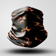 Belirtilmemiş Alev Motorcu Bandana Maske Outdoor Boyunluk Unisex