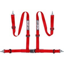 Sparco 4 Nokta Cadde Kemeri Kırmızı 04604BM1RS