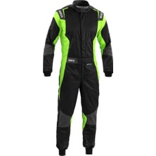 Sparco Futura Fia Onaylı Yarış Tulumu Siyah Yeşil 52 Beden (M)