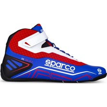 Sparco K-Run Karting Gaming Ayakkabısı 40 Numara Mavi Kırmızı