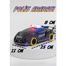 Boratila Toys 1:16 Ölçek Uzaktan Kumandalı Işıklı Sesli Şarjlı Full Fonksiyon Polis Arabası