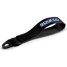 Sparco Siyah Çekme Halatı 01638NR