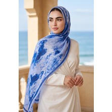 Eys Batik Desen Şal Serisi Indigo