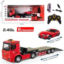 Boratila Toys 6 Fonksiyon Sesli Işıklı Şarjlı Mercedes Axor Araba Taşıyıcı Tır
