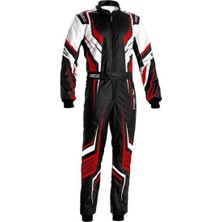 Sparco Prime K Fia Onaylı Karting Çocuk Tulumu 130 Beden Kırmızı