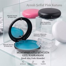 Orvion Aynalı Şeffaf Plak Kutusu Retainer Kabı Karışık Renk