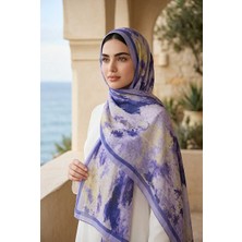 Eys Batik Desen Şal Serisi Mor