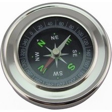 Meks Yuvarlak Metal Kasa Dayanıklı Pusula 60MM
