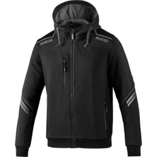 Sparco Colorado Sweatshirt Kapüşonlu Fermuarlı M Siyah
