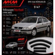 Mkm Volkswagen Polo Klasik (1998-2004) Uyumlu 4'lü Cam Rüzgarlığı Takımı