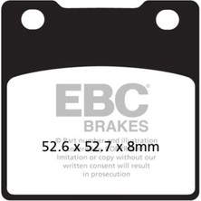 Ebc FA161HH Kawasakı ZZR1100 , ZX-12R Sınter Arka Fren Balatası