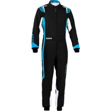 Sparco Thunder Karting Tulumu Siyah Mavi 120  Beden
