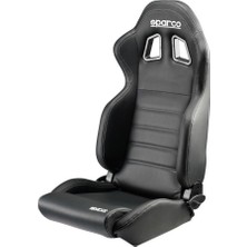 Sparco R100 Deri Cadde Koltuğu Siyah