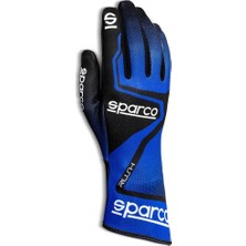 Sparco Rush Karting Eldiveni Mavi Siyah 4  Numara