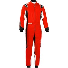 Sparco Thunder Karting Tulumu Kırmızı Siyah 120  Beden