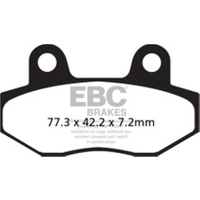 Ebc FA086HH Hyosung COMET250/ GT650 Ön Arka Sınter Fren Balatası