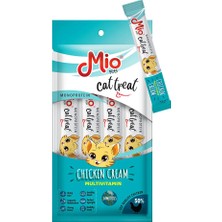 Mio Kedi Ödülü Krema Multi Vitaminli Tavuklu 4 x 15 gr