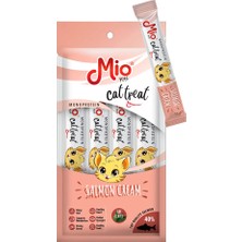 Mio Kedi Ödülü Krema Somonlu 4 x 15 gr