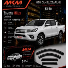 Mkm Toyota Hilux (2017 ve Sonrası) Uyumlu 4'lü Cam Rüzgarlığı Takımı