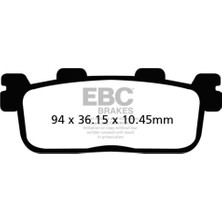 Ebc SFA607HH Kymco Xcıtıng 250/500 Sınter Arka Fren Balatası