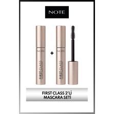 Note First Class 2'li Hacim ve Uzatma Etkili Maskara - Siyah