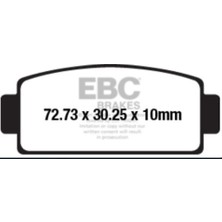 Ebc FA651R Cf Moto U-FORCE1000 Atv Sınter Offroad Fren Balatası Arka