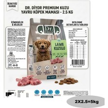 Dr.Diyor Dr. Diyor Kuzu Etli Yavru Kuru Köpek Maması 5kg(2x2.5)