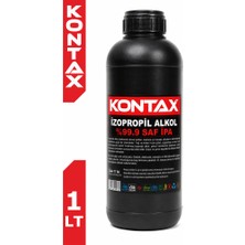 KONTAX Saf İPA %99,9 İzopropil Alkol 1 LT Hızlı Kuruma Özelliği ile Güçlü Temizlik Sağlar