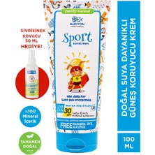 Babyton Suya Dayanıklı Güneş Koruyucu Krem 30 SPF 100 ml