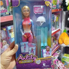 Boratila Toys Kayak Yapan Oyuncak Kız Bebek Aksesuarlı