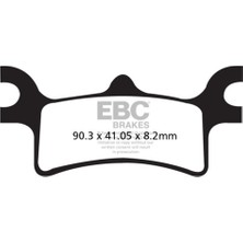 Ebc FA314R Polarıs Sportsman 400/500/800 03-12 Sınter Arka Fren Balatası