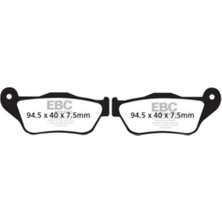 Ebc SFA430 Sıntered Scooter Dısc Pad Set Black E327