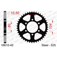 Afam Rear Steel Sprocket #525 16610-40