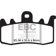 Ebc FA630V Trıumph Tıger - Ducatı Scrambler Yarı Sinter Ön Fren Balatası