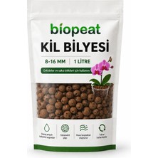 Biopeat 8-16 mm Vitaminli Kil Bilyesi 1 Litre – Orkide, Sukulent, Kaktüs ve Saksı Bitkileri Için Drenaj Amaçlı Kullanım
