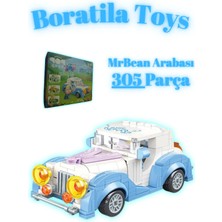 Boratila Toys Mavi Araba Yapı Oyuncak Yapı Oyuncağı 305 Parça