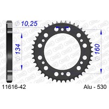 Afam Honda Cbr 1000RR 06-16 Aluminyum Arka Dişli #530 11616-42