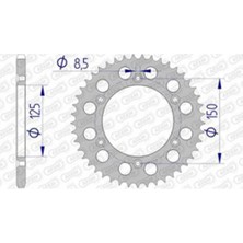 Afam Ktm 690 Duke Alüminyum Arka Dişli 72304N-40