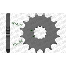Afam Kawasakı ZZR-1400 Kauçuk Ön Dişli #530 24601NR-17