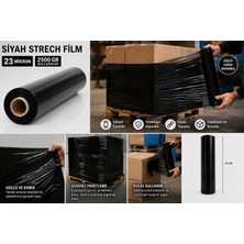 İnwelt Palet Rulo Streç Film Folyo - Siyah - 23 Mikron - 50 Cm. 1 Adet