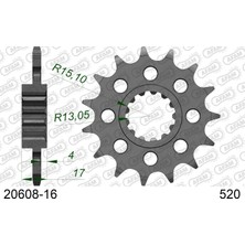 Afam Honda Cb 900 Hornet Çelik Ön Dişli #520 20608-16